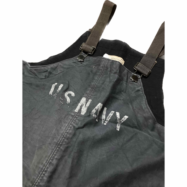 超希少Sサイズ 40s U.S.NAVY デッキパンツ フック型 USN