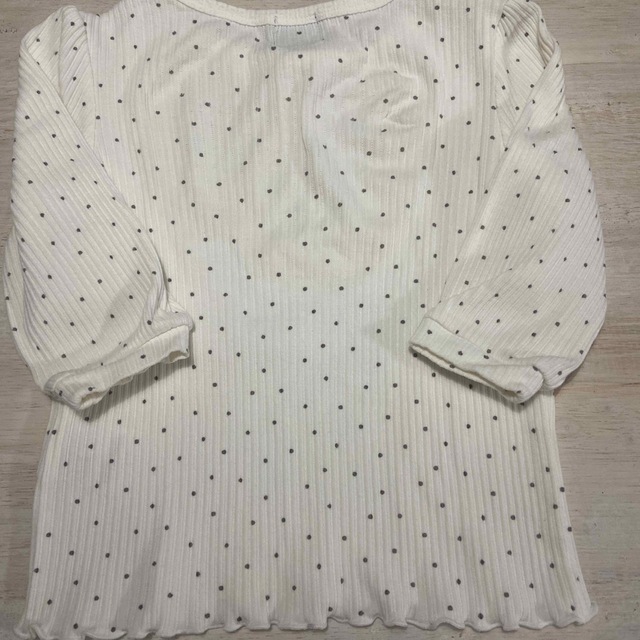 petit main(プティマイン)の🧺petitmainカットソー100cm🫧 キッズ/ベビー/マタニティのキッズ服女の子用(90cm~)(Tシャツ/カットソー)の商品写真