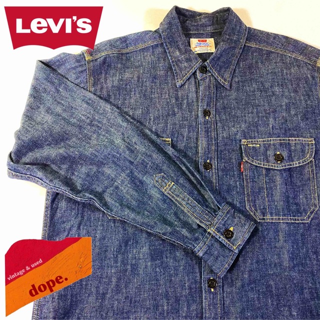 ▼ levi's 90s HONG KONG denim shirt ▼