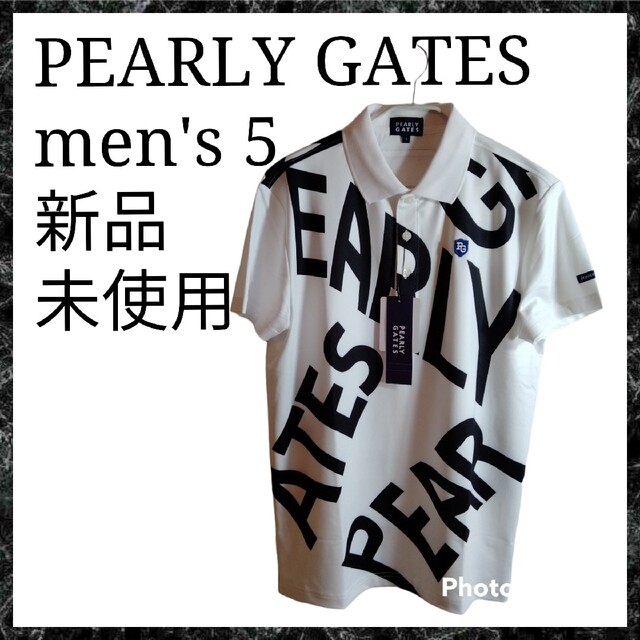 新品　未使用　パーリーゲイツ　PEARLY GATES　ポロシャツ　半袖シャツ