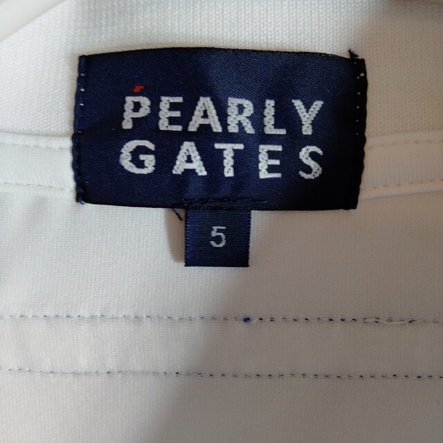 PEARLY GATES(パーリーゲイツ)の新品　未使用　パーリーゲイツ　PEARLY GATES　ポロシャツ　半袖シャツ スポーツ/アウトドアのゴルフ(ウエア)の商品写真