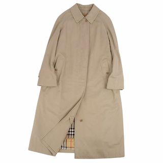 バーバリーブラックレーベル(BURBERRY BLACK LABEL)の美品 Vintage バーバリー Burberrys コート ステンカラーコート バルマカーンコート 裏チェック ライナー付き アウター レディース S相当(表示消え) カーキベージュ(その他)