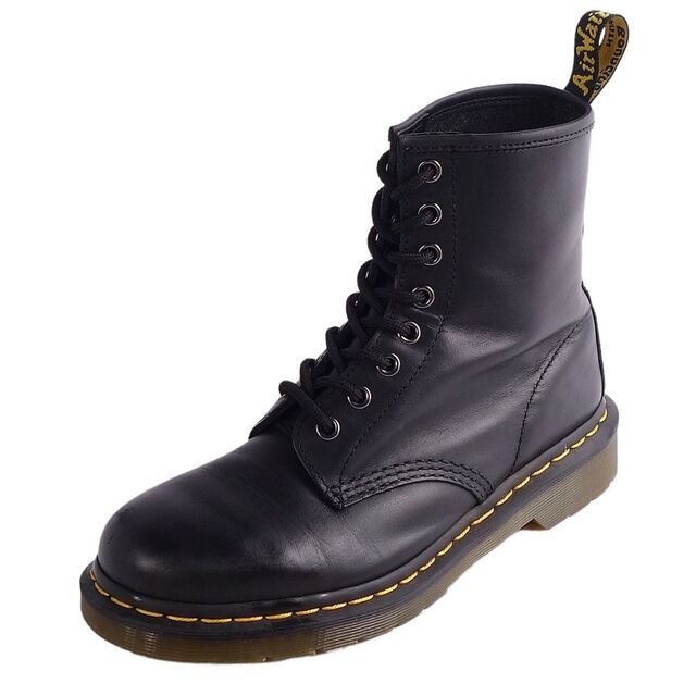 ドクターマーチン Dr.Martens ブーツ 8ホール カーフレザー シューズ 靴 メンズ レディース UK5(24cm相当) ブラック |  フリマアプリ ラクマ