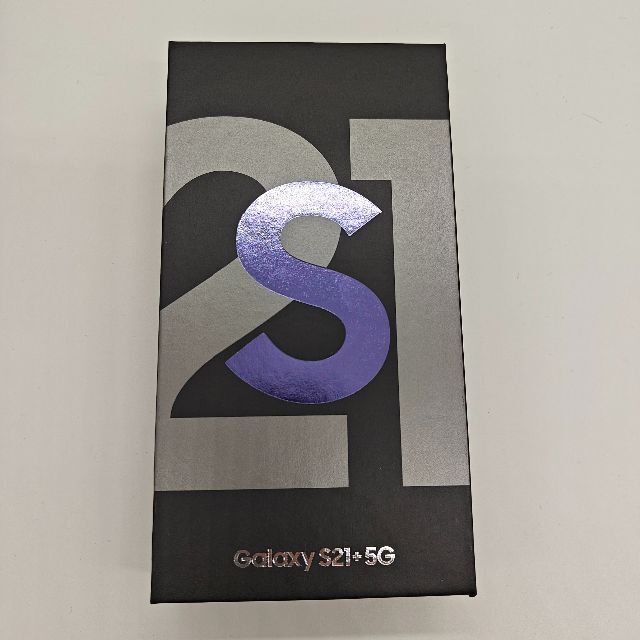 新品　Galaxy S21+ 5G ファントムバイオレット　SIMフリー　海外版 スマホ/家電/カメラのスマートフォン/携帯電話(スマートフォン本体)の商品写真