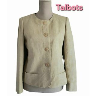 タルボット(TALBOTS)の未使用品レベル　Talbots  素敵なノーカラージャケット(ノーカラージャケット)