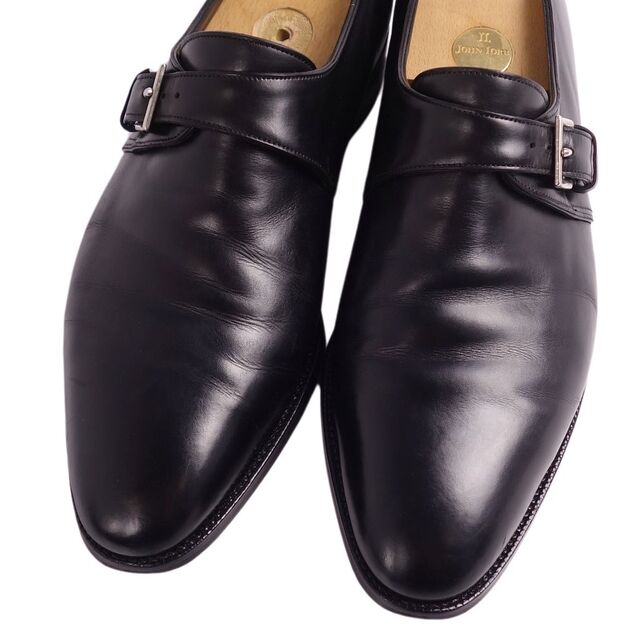 JOHN LOBB(ジョンロブ)の美品 ジョンロブ JOHN LOBB シューズ MATTA2 マッタ2 レザーシューズ モンクストラップ 革靴 メンズ 9E(27.5cm相当) ブラック メンズの靴/シューズ(ドレス/ビジネス)の商品写真