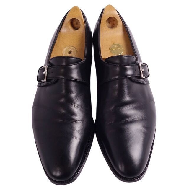 JOHN LOBB(ジョンロブ)の美品 ジョンロブ JOHN LOBB シューズ MATTA2 マッタ2 レザーシューズ モンクストラップ 革靴 メンズ 9E(27.5cm相当) ブラック メンズの靴/シューズ(ドレス/ビジネス)の商品写真