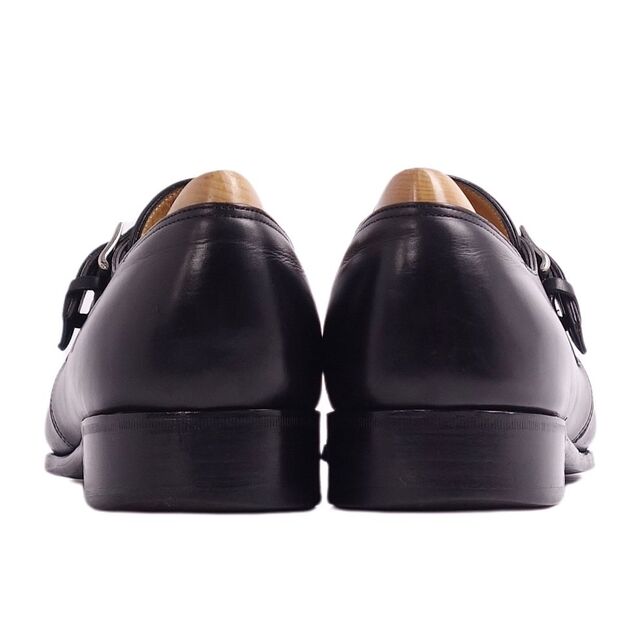 JOHN LOBB(ジョンロブ)の美品 ジョンロブ JOHN LOBB シューズ MATTA2 マッタ2 レザーシューズ モンクストラップ 革靴 メンズ 9E(27.5cm相当) ブラック メンズの靴/シューズ(ドレス/ビジネス)の商品写真