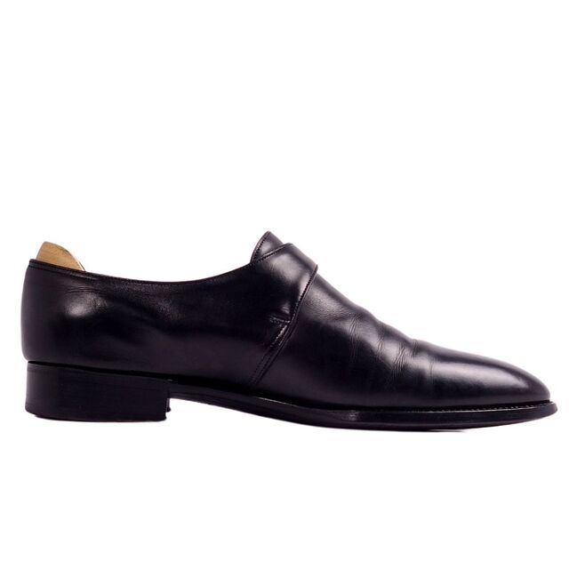 JOHN LOBB(ジョンロブ)の美品 ジョンロブ JOHN LOBB シューズ MATTA2 マッタ2 レザーシューズ モンクストラップ 革靴 メンズ 9E(27.5cm相当) ブラック メンズの靴/シューズ(ドレス/ビジネス)の商品写真