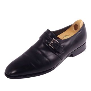 ジョンロブ(JOHN LOBB)の美品 ジョンロブ JOHN LOBB シューズ MATTA2 マッタ2 レザーシューズ モンクストラップ 革靴 メンズ 9E(27.5cm相当) ブラック(ドレス/ビジネス)