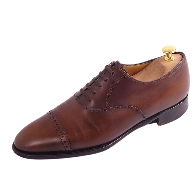 素材カーフレザージョンロブ JOHN LOBB レザーシューズ PHILIP2 フィリップ2 ビジネスシューズ 革靴 メンズ イングランド製 6 1/2D(25cm相当) ブラウン