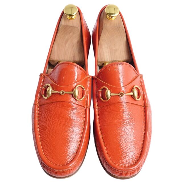 GUCCI - 美品 グッチ GUCCI ローファー ホースビット エナメル GUCCI - 美品 グッチ GUCCI ローファー ホースビット エナメル