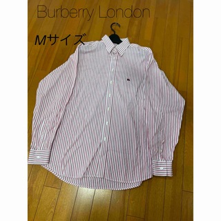 バーバリー(BURBERRY)の【Burberry London】ストライプTシャツ　メンズLサイズ(シャツ)