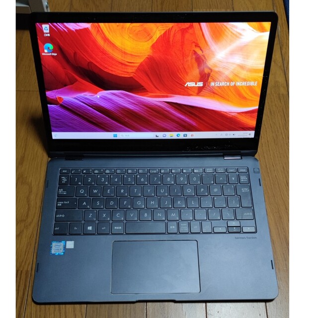 ASUS - [画面割れ]  ASUS Zenbook Flip S UX370UA