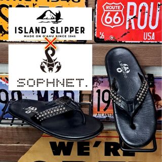 最高級のスーパー SOPHNET. ×BIRKENSTOCK スタッズ レザーサンダル 27