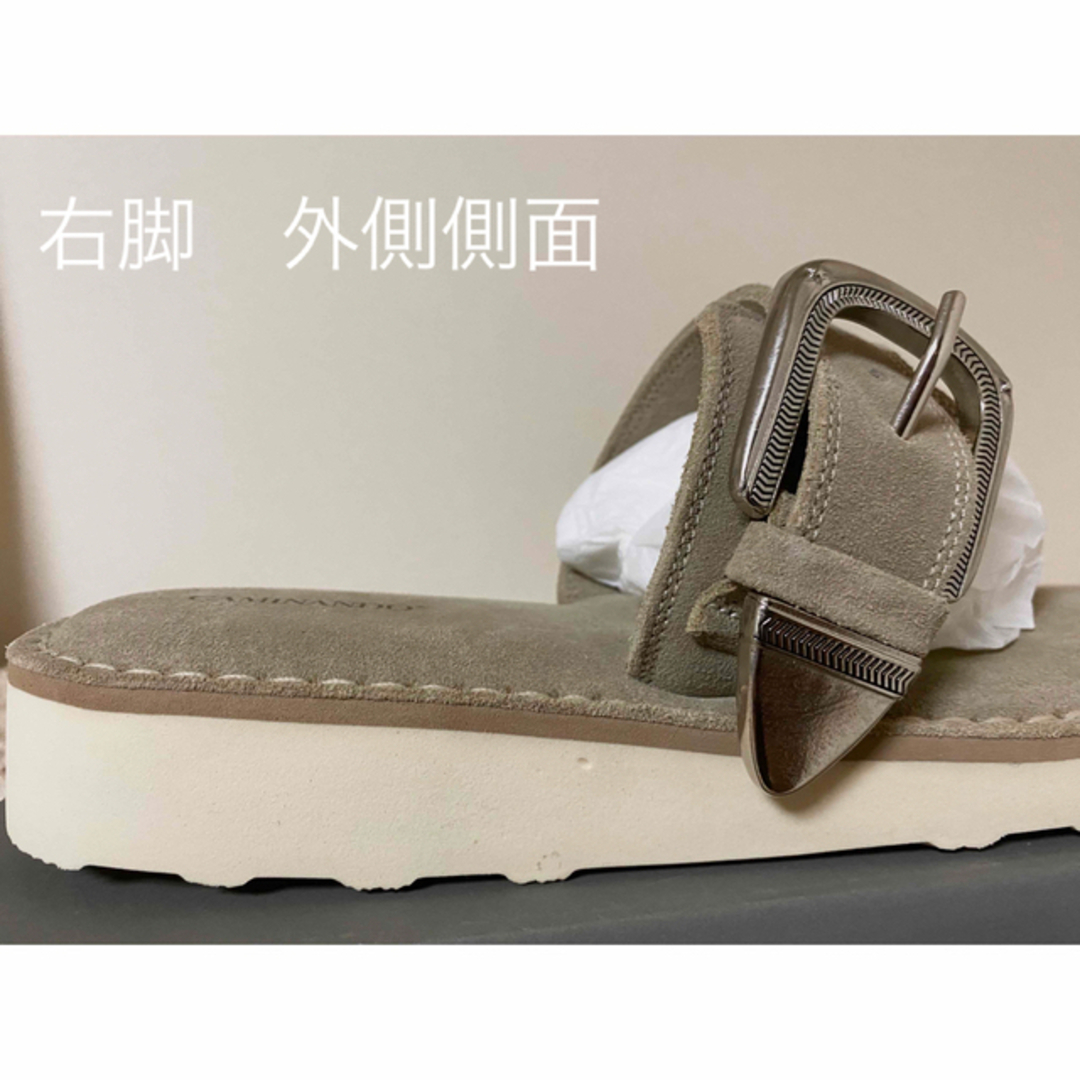 L'Appartement DEUXIEME CLASSE(アパルトモンドゥーズィエムクラス)のCAMINANDO Thumb Loop Sandal 36 ベージュ新品タグ付 レディースの靴/シューズ(サンダル)の商品写真