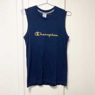 チャンピオン(Champion)のEMODA CHAMPION コラボ　タンクトップ　ネイビー(タンクトップ)