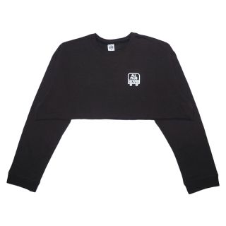 12 Cropped sweatshirt(トレーナー/スウェット)