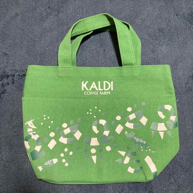 KALDI(カルディ)のカルディ　トートバッグ　グリーン　緑 レディースのバッグ(トートバッグ)の商品写真