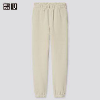 ユニクロ(UNIQLO)のユニクロユー スウェットパンツ S ベージュ BEIGE 新品(カジュアルパンツ)