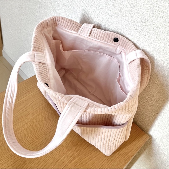 ヌビバッグ⭐︎外ポケット付き ピンクの通販 by ぱぴん's shop ヌビバッグ⭐︎外ポケット付き ピンクの通販 by ぱぴん's shop