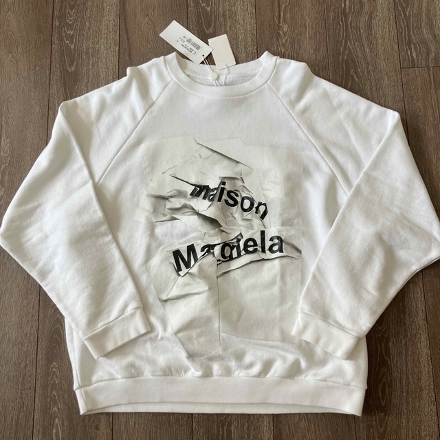 希少 メゾンマルジェラ Maison Margiela 刺繡プリント スウェット