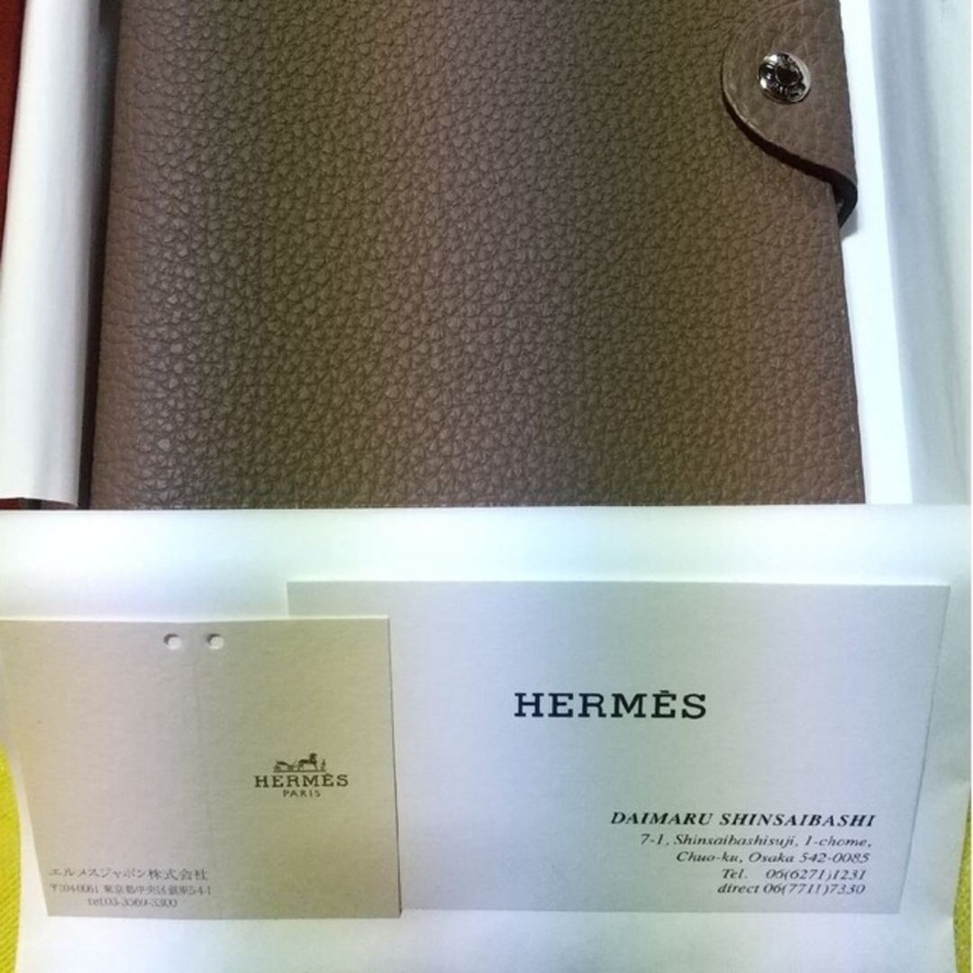 Hermes(エルメス)の⭐️ミミタロ様 専用⭐️   エルメス手帳&エルメスハンカチ。未使用。 メンズのファッション小物(手帳)の商品写真