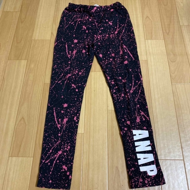 ANAP(アナップ)のちたん様　専用❗️　　2枚セット　　レギンス　スパッツ　長ズボン　ANAP   キッズ/ベビー/マタニティのキッズ服女の子用(90cm~)(パンツ/スパッツ)の商品写真