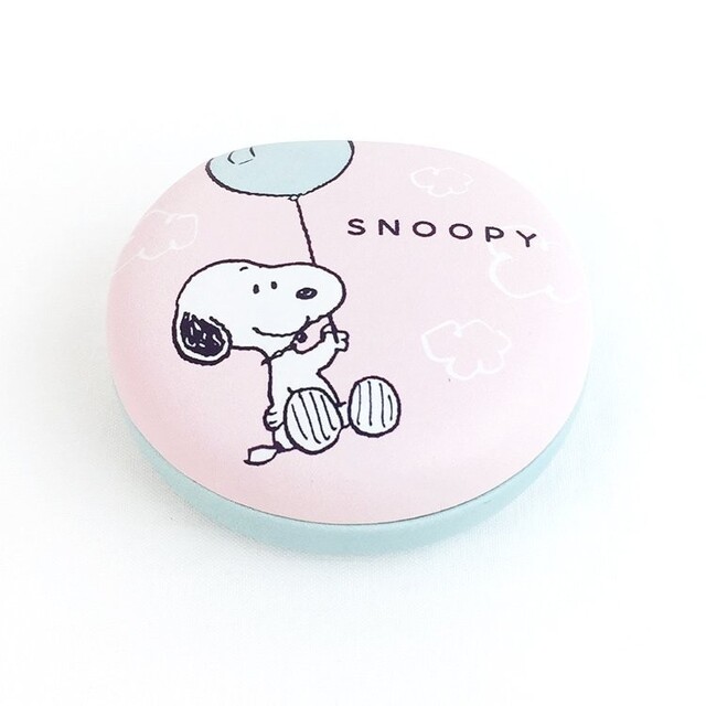 SNOOPY(スヌーピー)のスヌーピー コンパクト ミラーケース 手鏡 化粧ピーナッツ 小物 レディースのファッション小物(ミラー)の商品写真