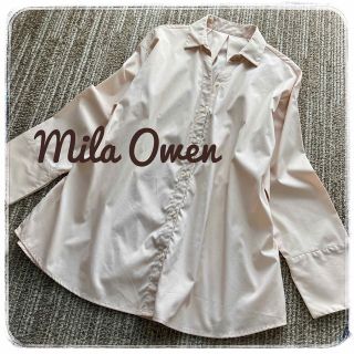 ミラオーウェン(Mila Owen)のMila Owen ミラオーウェン☆シャツ☆ピンク(シャツ/ブラウス(長袖/七分))