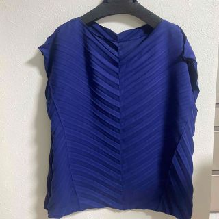 イッセイミヤケ(ISSEY MIYAKE)のイッセミヤケ　プリーツ　カットソー(カットソー(半袖/袖なし))