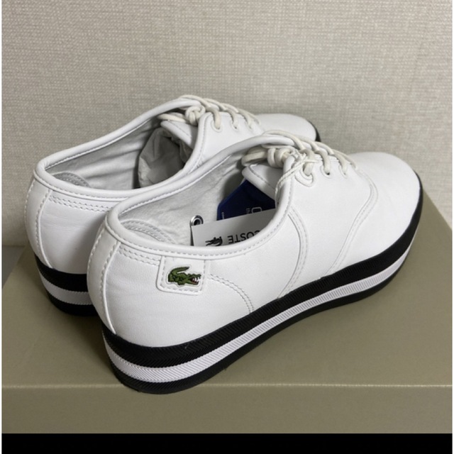 LACOSTE(ラコステ)のラコステ・レザースニーカー/ホワイト/24.５ レディースの靴/シューズ(スニーカー)の商品写真