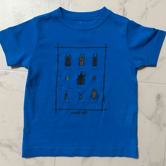 mont bell(モンベル)のモンベル　半袖Tシャツ　100 キッズ/ベビー/マタニティのキッズ服男の子用(90cm~)(Tシャツ/カットソー)の商品写真