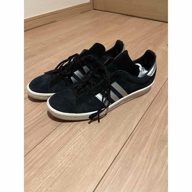 adidas campus80s キャンパス　黒銀　復刻