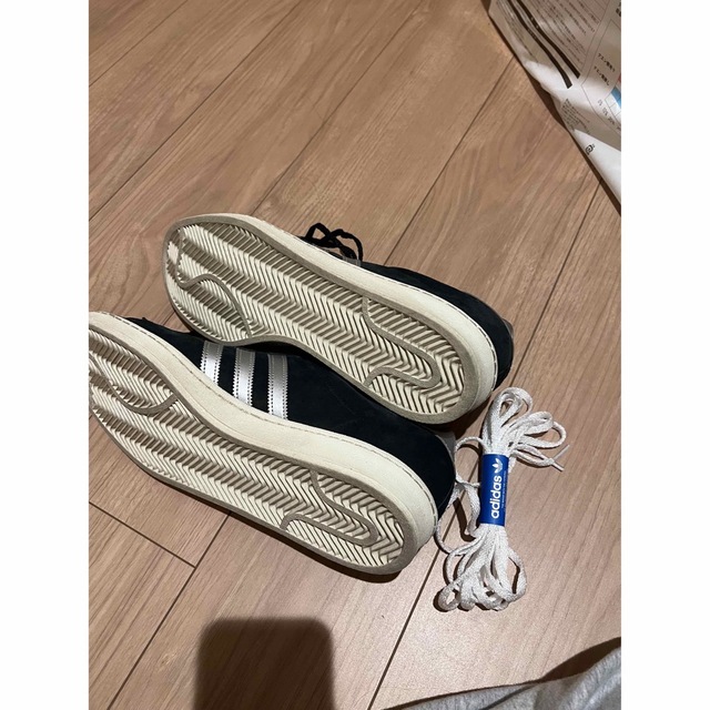 adidas campus80s キャンパス　黒銀　復刻 4