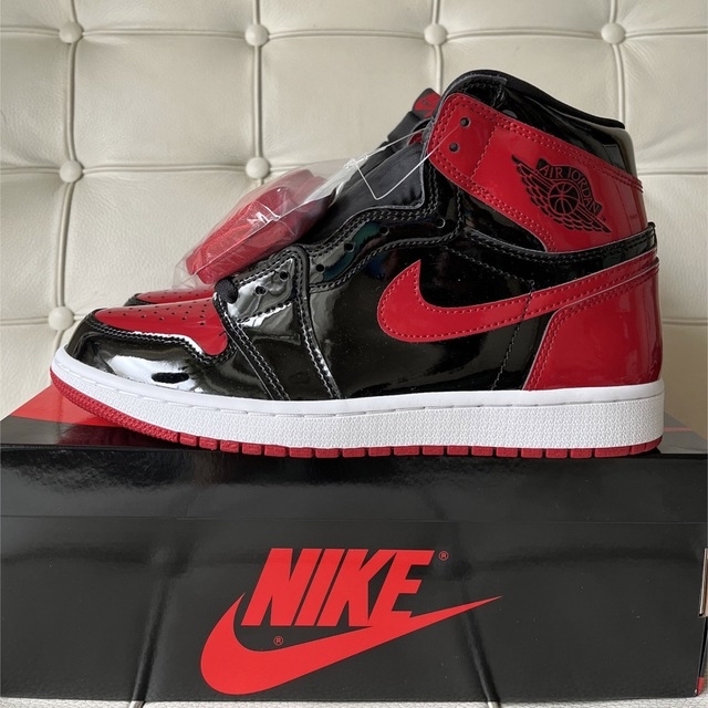 Jordan Brand（NIKE）(ジョーダン)のNike Air Jordan 1 High OG "Patent Bred" メンズの靴/シューズ(スニーカー)の商品写真