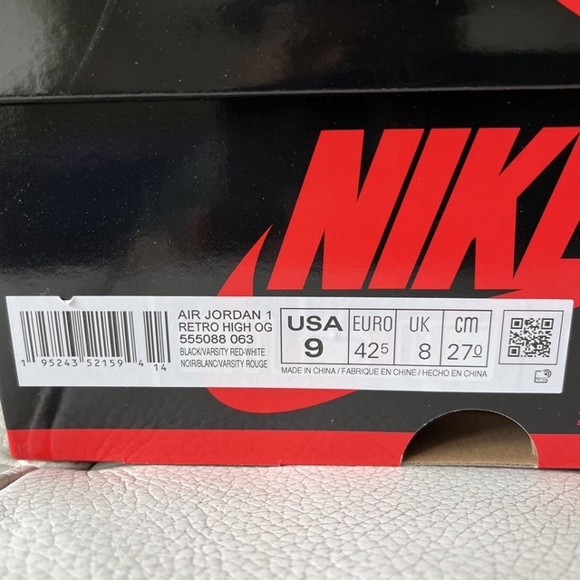 Jordan Brand（NIKE）(ジョーダン)のNike Air Jordan 1 High OG "Patent Bred" メンズの靴/シューズ(スニーカー)の商品写真