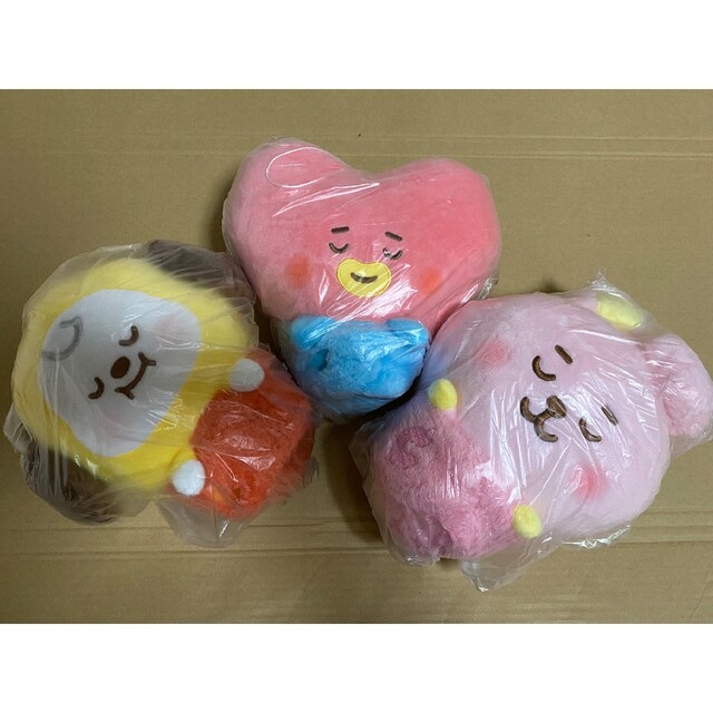 BT21 でっかいぬいぐるみ　COOKYCHIMMYTATA