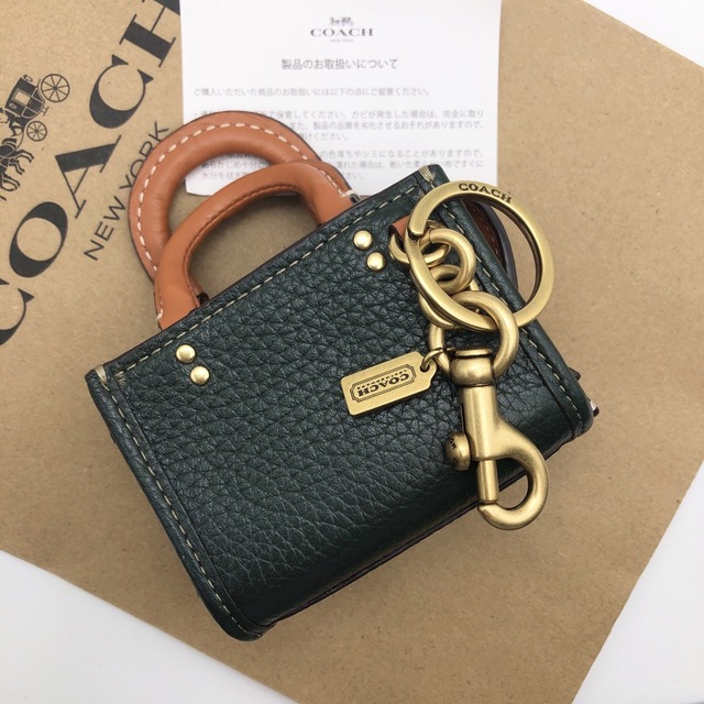 黒タタキSL/朱天黒 【新品未使用】♡コーチ♡COACHバッグチャーム