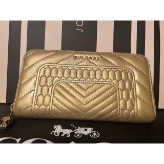 BVLGARI - 正規美 激レア ブルガリ オクト 長財布黒 レザー×ロゴ文字