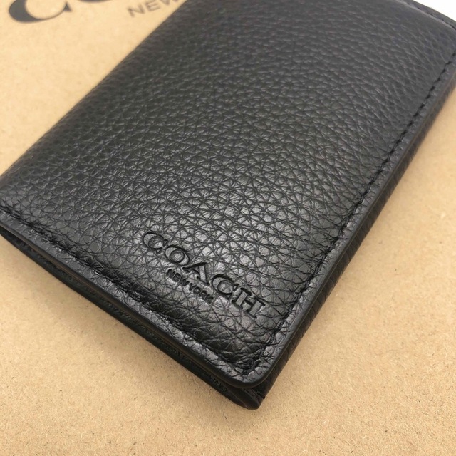 COACH ☆大人気☆ ビジネス カードケース ブラック 名刺入れ 新品