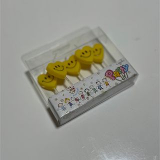 にこちゃんハートキャンドル💛新品未使用(キャンドル)