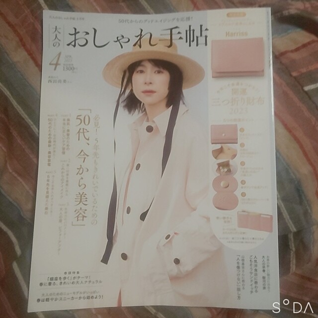 宝島社(タカラジマシャ)の【雑誌のみ】大人のおしゃれ手帖 2023年 04月号 エンタメ/ホビーの雑誌(その他)の商品写真