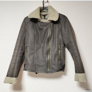 アバクロンビーアンドフィッチ(Abercrombie&Fitch)の【Abercrombie＆Fitch】ダブルライダース風ジャケット　アウター(ライダースジャケット)