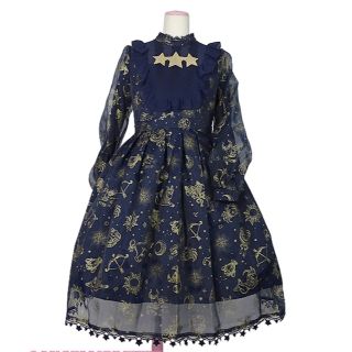 アンジェリックプリティー(Angelic Pretty)のアンジェリックプリティ　ワンピース　星　スター　星座　占い　ロリータファッション(ひざ丈ワンピース)