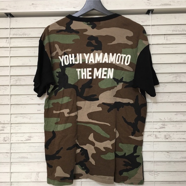 メンズYohjiyamamoto POUR HOMME  10SS カモフラ ロゴ入り