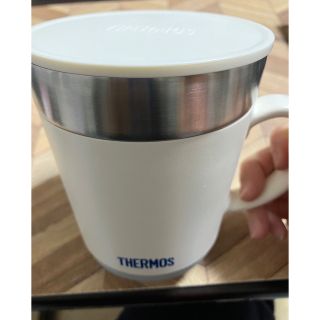 サーモス(THERMOS)のTHERMOS 保温マグカップ　蓋付き 350ml JDC-351WH(グラス/カップ)