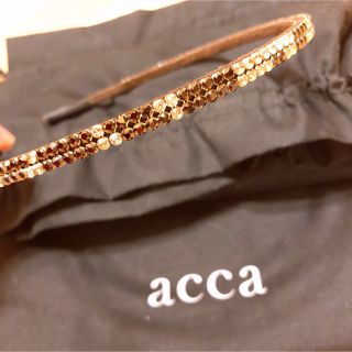 アッカ(acca)のacca アッカ　ブリジット　カチューシャ　ブラウン(カチューシャ)