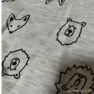 薄着の長袖　動物柄(Tシャツ/カットソー)