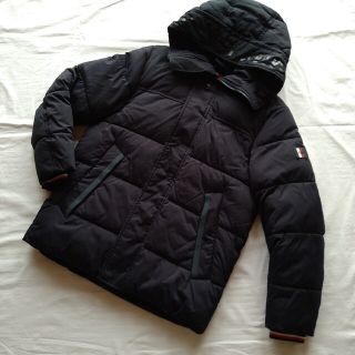 トミーヒルフィガー(TOMMY HILFIGER)の【美品】TOMMY HILFIGER　ストレッチボンバージャケット　ネイビー　S(ダウンジャケット)